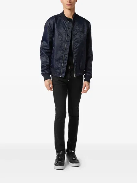 Geacă bomber Philipp Plein albastru