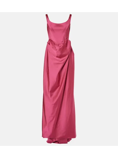 Rochie Vivienne Westwood din satin roz