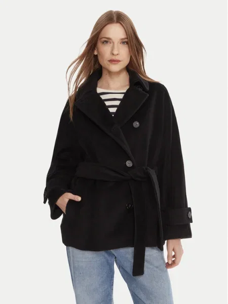Marella Palton de lână Dovere negru