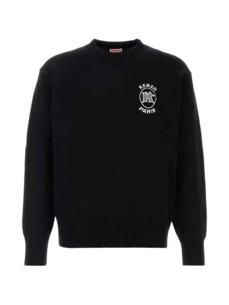 Pulover Kenzo cu broderie negru