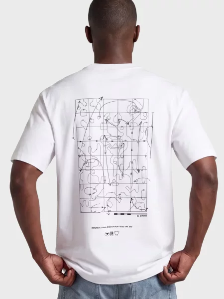 Футболка G-star Raw біла