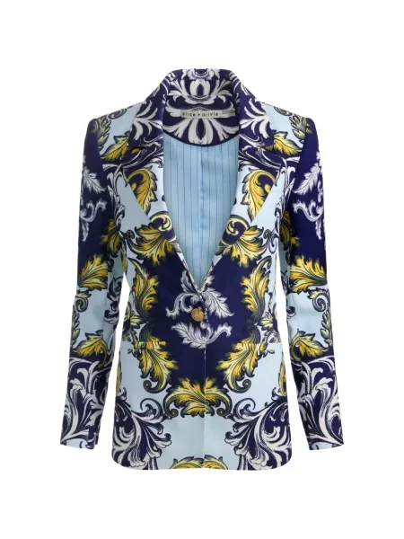 Sacou Alice + Olivia cu imagine albastru
