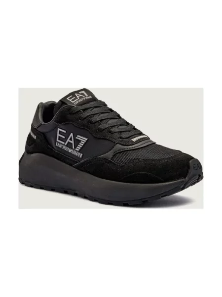 Pantofi Emporio Armani Ea7 din piele negru