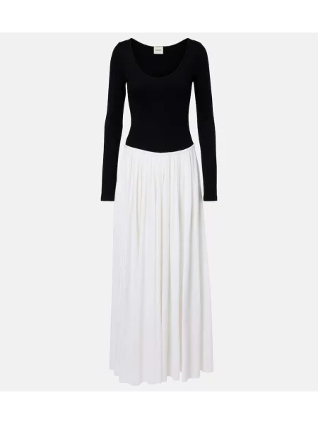 Rochie maxi Khaite de costum negru