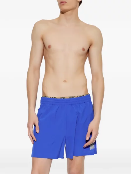 Slip de baie Burberry albastru