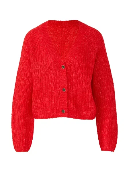 COMMA Geacă tricotată roșu