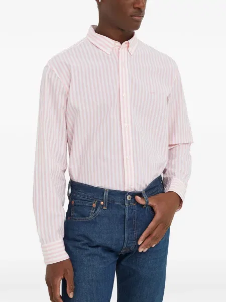 Pulover Levi's® cu autograf cu cordon cu 5 buzunare alb
