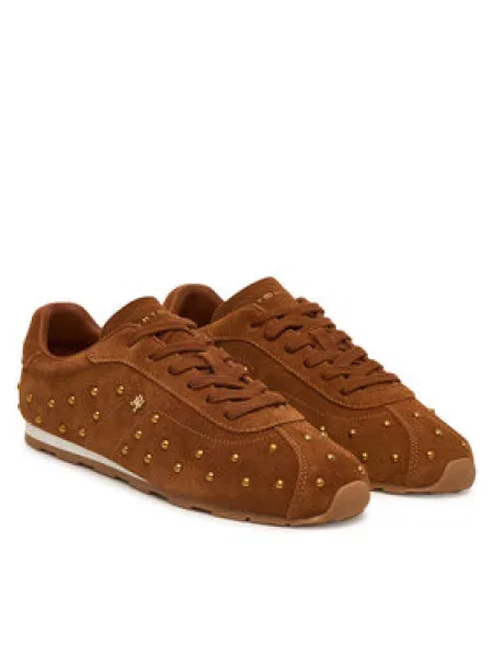 Tenisice Tommy Hilfiger Th Bella Low Profile Studs smeđa