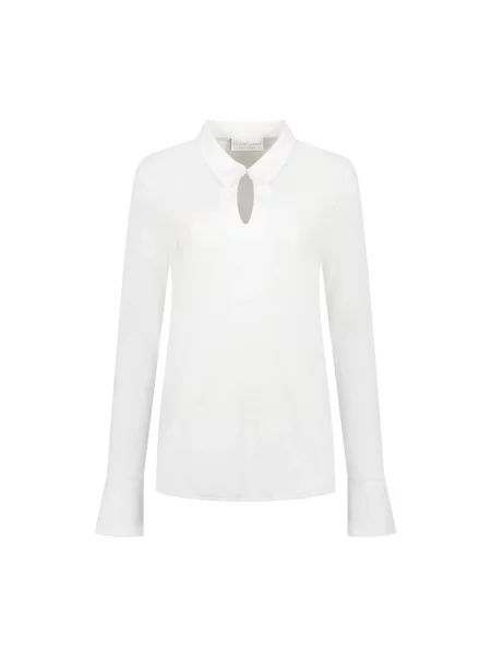 Lniana bluzka Helena Hart elegancka biała