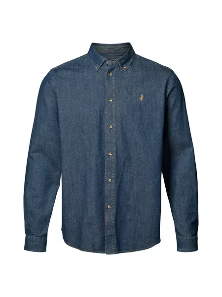 MCS Košile Tim džínovina modrá