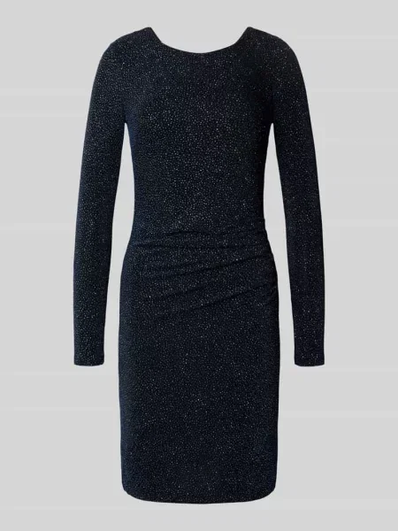 Sukienka koktajlowa o kroju slim fit z efektem błyszczącym Jake*s Cocktail niebieska