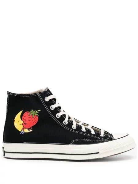 Sneakerși Converse cu imagine negru