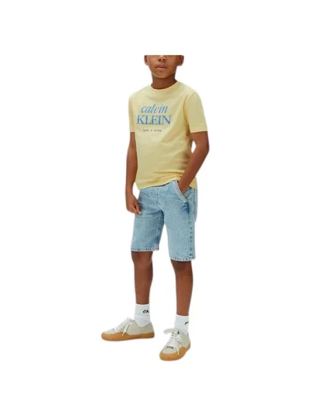 Tričko Calvin Klein Jeans žltá