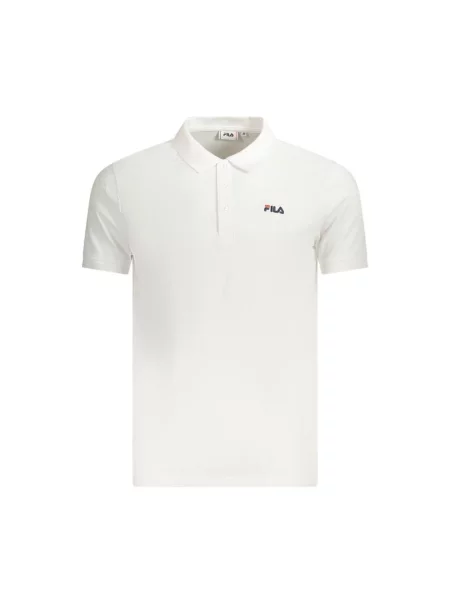 Haftowana koszulka polo Fila biała