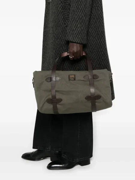 Geantă Filson din piele verde