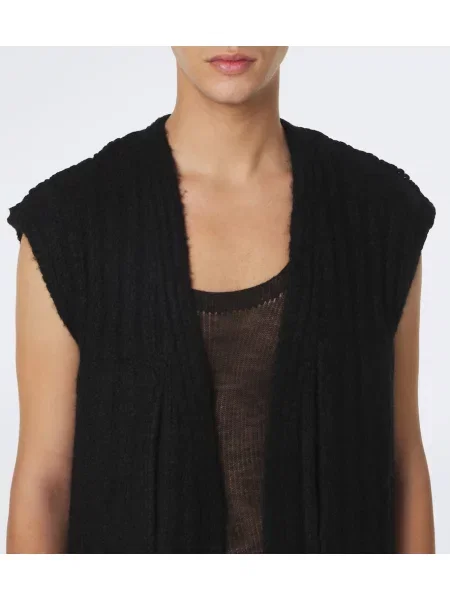 Vestă Rick Owens de mătase negru