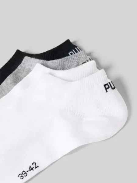 Skarpety do sneakersów z logo w zestaw 4 szt. Puma