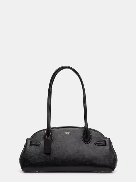 Шкіряна сумочка Coach Empire Carryall Bag 34 чорний