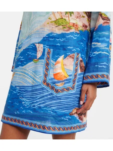 Rochie Alemais de in cu imagine albastru