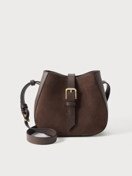 FURLA Geantă de umăr DORA închis maro