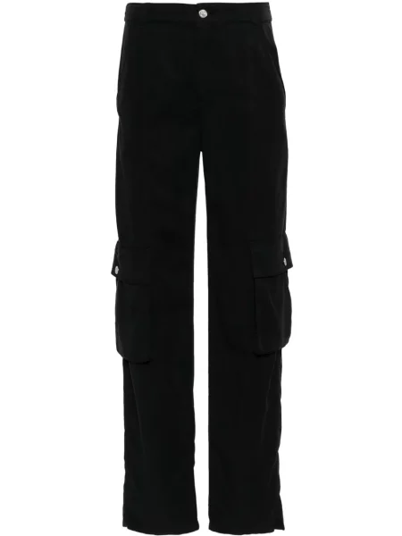 Spodnie cargo Moschino Jeans czarne