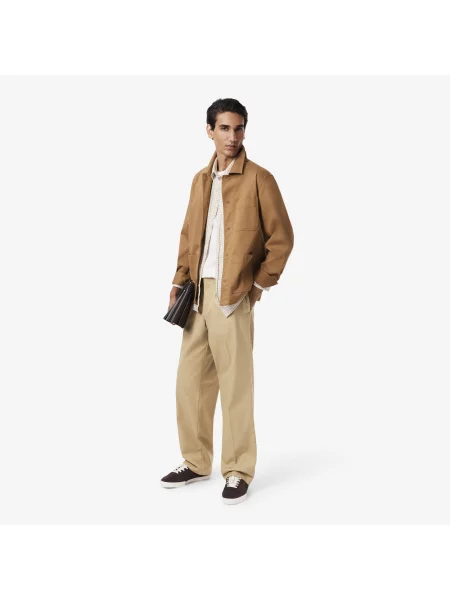 Lacoste Spodnie Chino beżowy