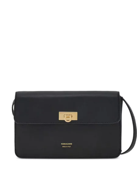 Geantă Ferragamo fără toc negru