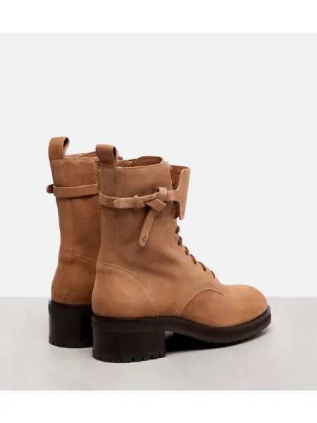 Botine Jimmy Choo din piele de căprioară maro