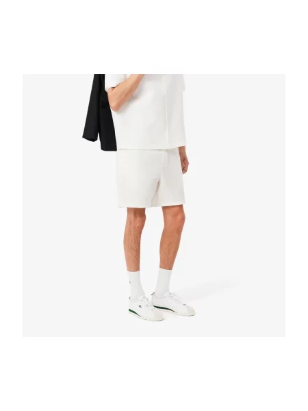 Pantaloni Lacoste alb