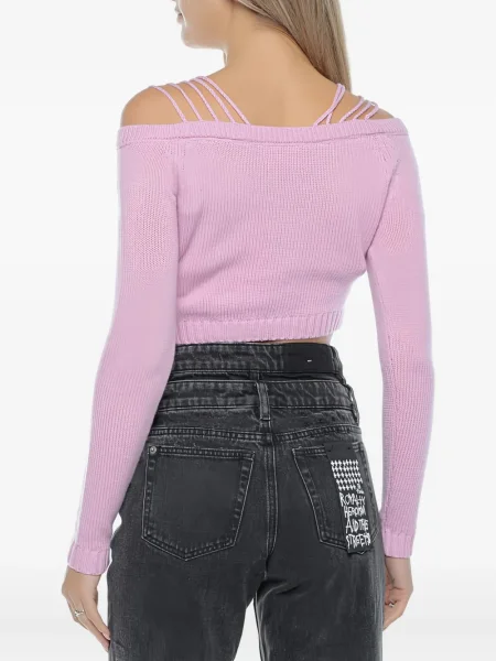Top Chiara Ferragni tricotate roz