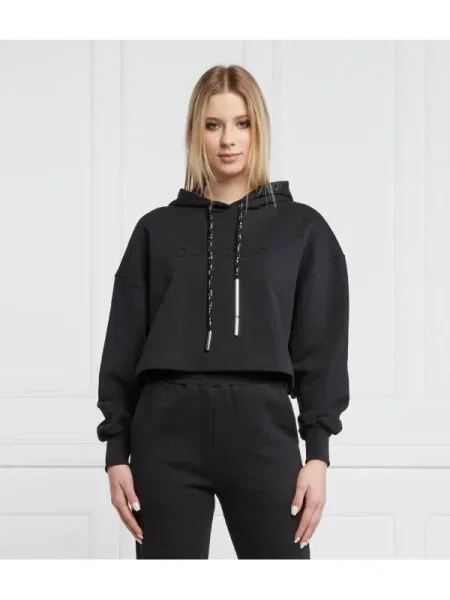 DONDUP made in Italy Hanorac | Cropped Fit negru