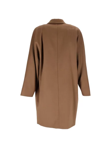 Palton Max Mara cu două rânduri de nasturi maro