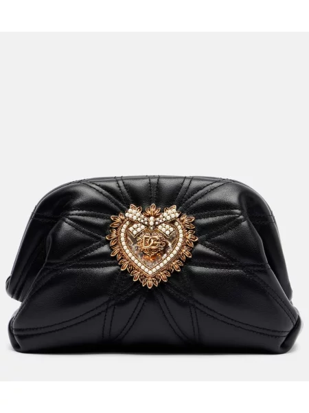 Geanta de piele Dolce&gabbana din piele negru