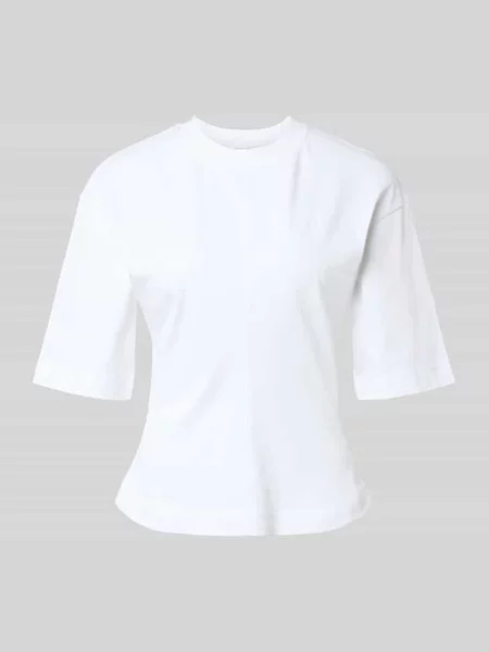 T-shirt z rękawem o dł. model SADISAS' Samsoe Samsoe biała
