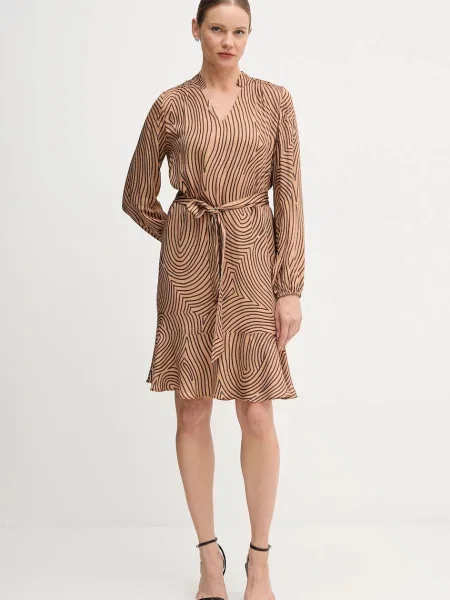Сукня з Marc Aurel mini oversize коричневий
