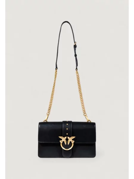 PINKO Torba za čez ramo LOVE ONE CLASSIC zlata črna