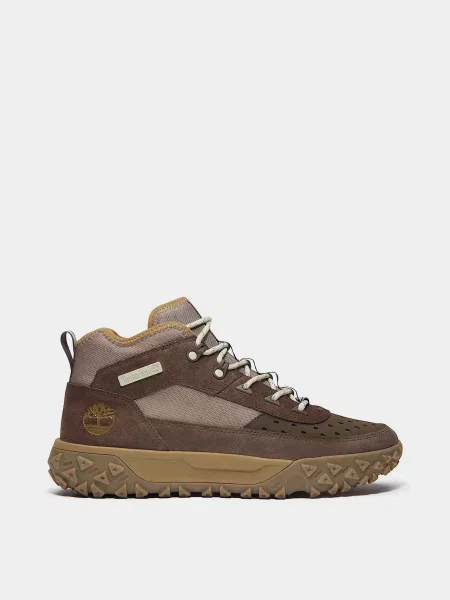 Кожаные ботинки Timberland коричневые