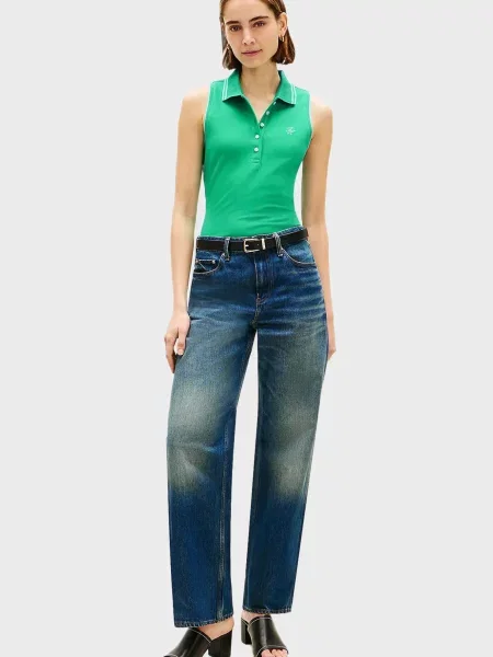 Поло Tommy Hilfiger зелене