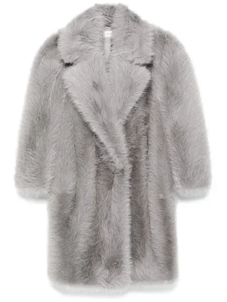 Palton de blană Sportmax gri