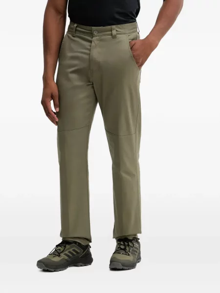 Pantaloni Columbia cu autograf verde
