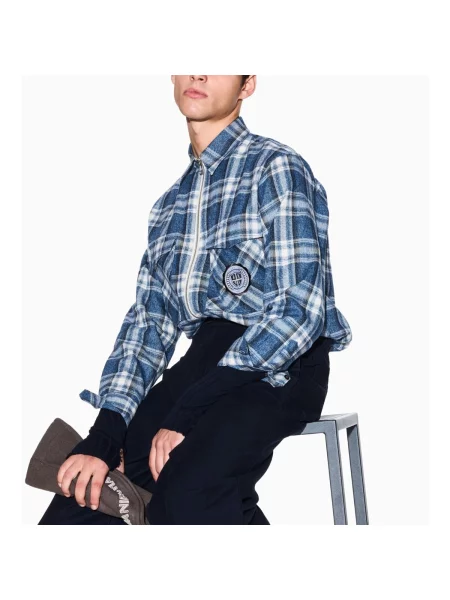Cămașă Armani Exchange albastru