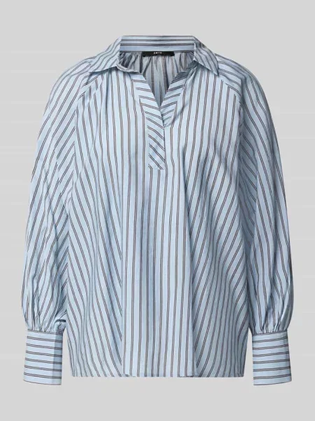 Bluzka o kroju relaxed fit z mieszanki Zero błękitna