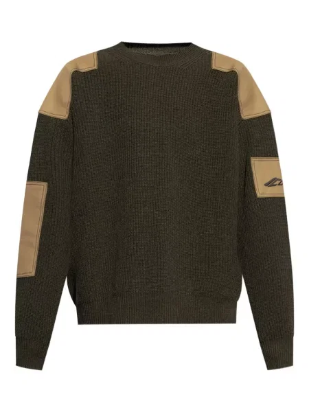 Pulover Dsquared2 cu broderie verde