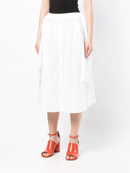 Sukně Mm6 Maison Margiela bílé