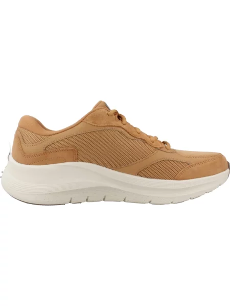 Sneakersy Skechers brązowe