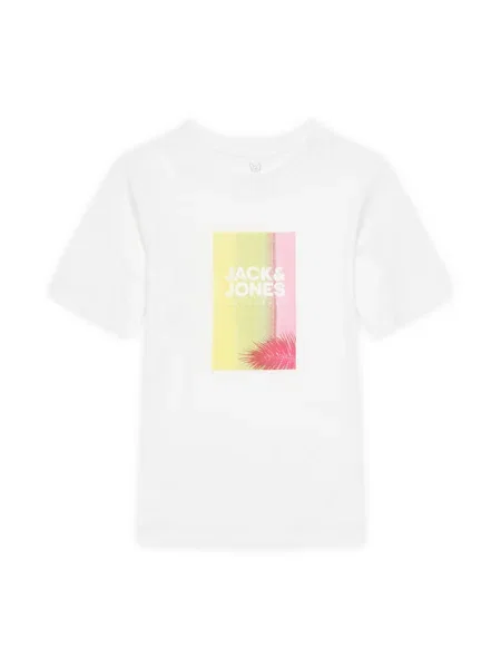 Jack&Jones Junior Tricou Varenna alb