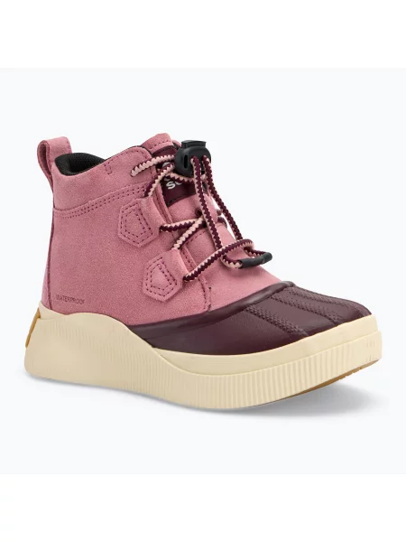 Śniegowce dziecięce Sorel Youth Out N About IV Classic dazed mauve/honey white białe