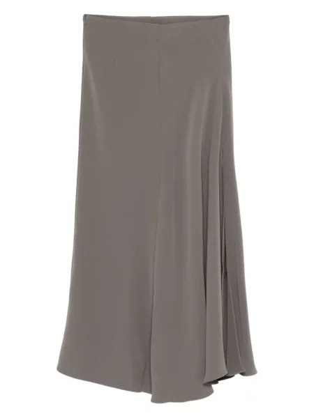 Maksi spódnica maxi Parosh w kształcie litery A szara