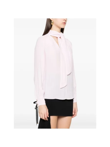 Bluzka Elisabetta Franchi z logo różowa