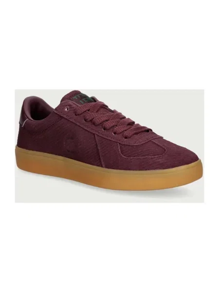 Sneakersy Lacoste skórzane czerwone